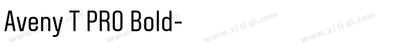 Aveny T PRO Bold字体转换